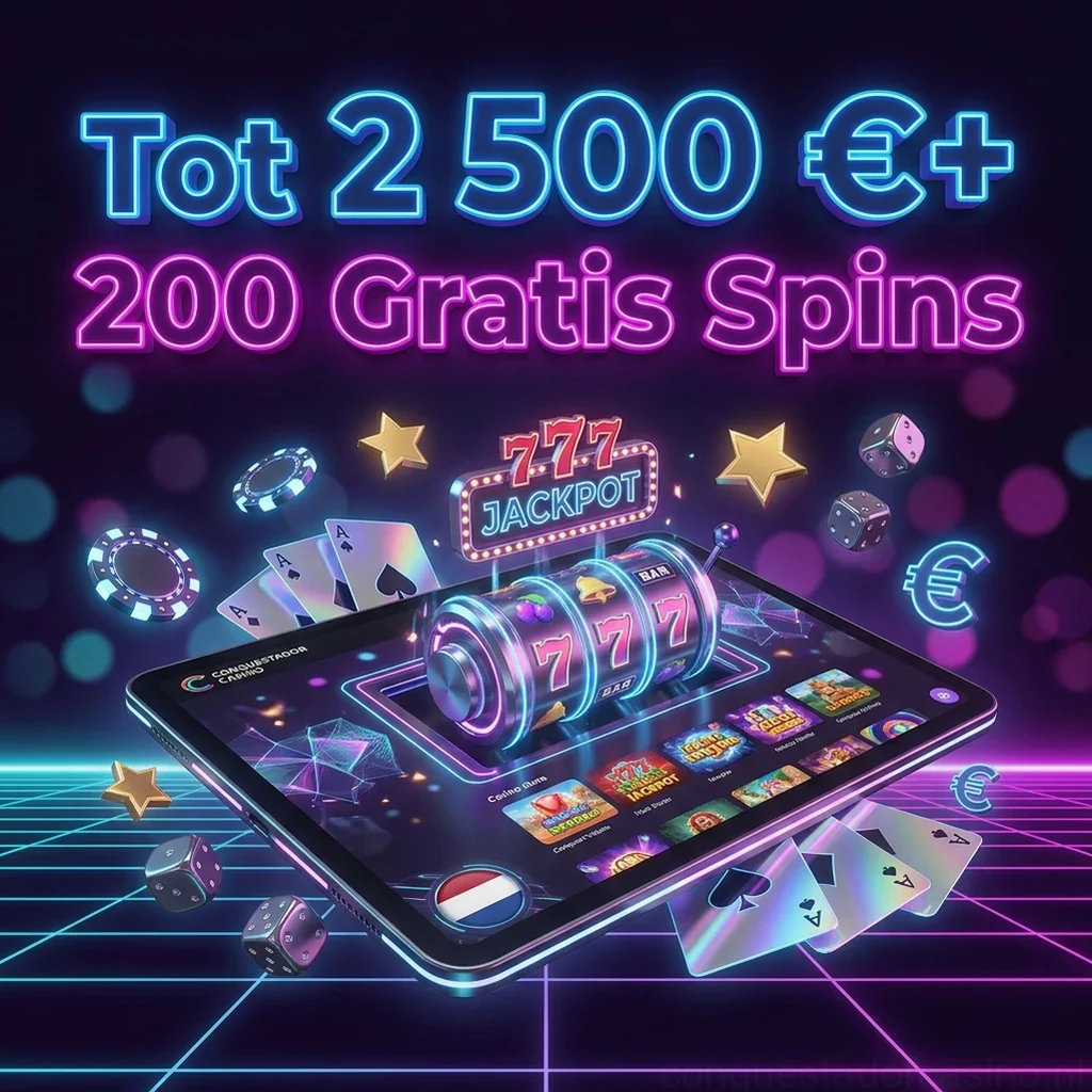 Tot 2 500 €+ 200 Gratis Spins